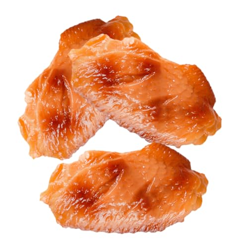 TOYANDONA 3 Stücke Lebensechte Huhn Flügel Modell PVC Gefälschte Lebensmittel Requisiten Für Display Versorgung TOYANDONA 3 Stücke Lebensechte Huhn Flügel Modell PVC Gefälschte Lebensmittel Requisiten Für Display Versorgung von TOYANDONA