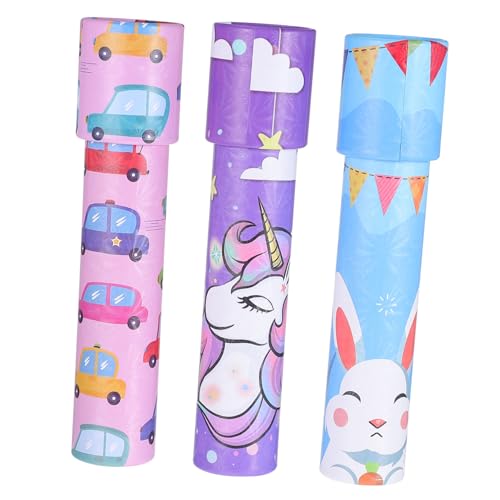 TOYANDONA 3 Stück Teiliges Bunte rotierende Designs pädagogisches interaktives Bastelset für Geburtstagsgeschenk für Jungen Mädchen von TOYANDONA
