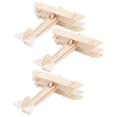 TOYANDONA 3 Stück Teiliges DIY Flugzeug Modellbauset aus Holz Kindgerechtes Puzzle Montage und Bemalung Fördert Kreativität Feinmotorik und Vorstellungsvermögen TOYANDONA 3 Stück Teiliges DIY Flugzeug Modellbauset aus Holz Kindgerechtes Puzzle Montage und Bemalung Fördert Kreativität Feinmotorik und Vorstellungsvermögen von TOYANDONA