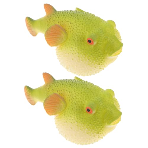 TOYANDONA 3 Stück Teiliges Flaschenfisch Stressbälle aus Weichem TPR Kompakte Elastische Squeeze Toys für Sensorische Entspannung Lustige Tiermodelle zum Drücken und Stressabbau Am von TOYANDONA