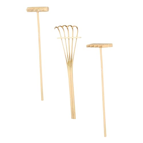 TOYANDONA 3 Stück Teiliges Mini Zen Sand Rechen aus Robustem Kunststoff Kreative Werkzeuge für Home Office Tischdekoration Langlebig und Vielseitig für Sandtische und Miniaturgärten TOYANDONA 3 Stück Teiliges Mini Zen Sand Rechen aus Robustem Kunststoff Kreative Werkzeuge für Home Office Tischdekoration Langlebig und Vielseitig für Sandtische und Miniaturgärten von TOYANDONA
