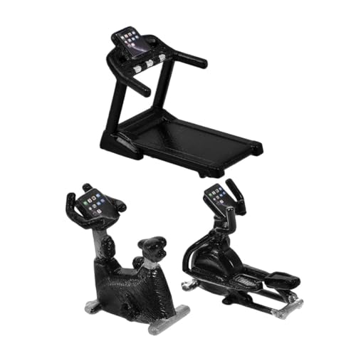 TOYANDONA 3 Stück Teiliges Miniatur Fitnessgeräte Realistische Dollhouse Gym Zubehör Detailgetreue Laufband und Fitnessbike Modelle Perfektes Bastelset für Mini Sport Szenen TOYANDONA 3 Stück Teiliges Miniatur Fitnessgeräte Realistische Dollhouse Gym Zubehör Detailgetreue Laufband und Fitnessbike Modelle Perfektes Bastelset für Mini Sport Szenen von TOYANDONA