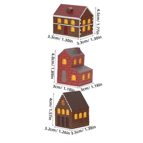 TOYANDONA 3 Stück Teiliges Miniatur Puppenhaus Japanischer Stil Resin Miniaturhaus für Garten Bonsai Dekoration Wetterbeständige Miniatur Landschaftsfigur Pflanzen Blumentopf Ornament TOYANDONA 3 Stück Teiliges Miniatur Puppenhaus Japanischer Stil Resin Miniaturhaus für Garten Bonsai Dekoration Wetterbeständige Miniatur Landschaftsfigur Pflanzen Blumentopf Ornament von TOYANDONA