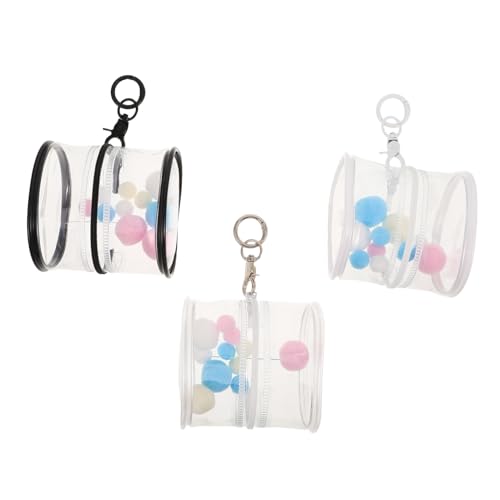 TOYANDONA 3 Stück Teiliges PVC Aufbewahrungstasche Transparent Kratzfeste Hängende Organizer Tasche mit Schlüsselanhänger für Actionfiguren und Puppen Tragbare Schutzhülle in Transparent TOYANDONA 3 Stück Teiliges PVC Aufbewahrungstasche Transparent Kratzfeste Hängende Organizer Tasche mit Schlüsselanhänger für Actionfiguren und Puppen Tragbare Schutzhülle in Transparent von TOYANDONA