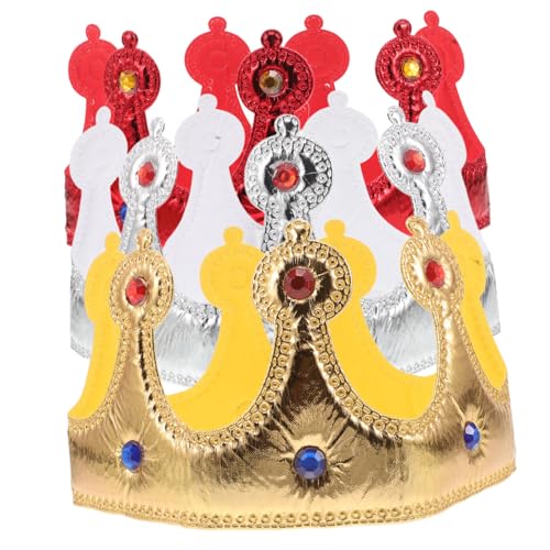 TOYANDONA 3 Stück Teiliges Prinz Krone Verstellbare Königliche Krone für Jungen und Mädchen Langlebiges Kostümzubehör in Lebhaften Farben für Geburtstagsfeiern Karneval Halloween und TOYANDONA 3 Stück Teiliges Prinz Krone Verstellbare Königliche Krone für Jungen und Mädchen Langlebiges Kostümzubehör in Lebhaften Farben für Geburtstagsfeiern Karneval Halloween und von TOYANDONA