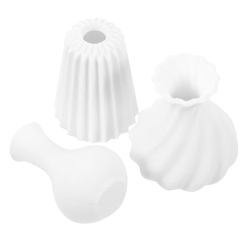 TOYANDONA Miniatur Blumenvasen 3 Stück für Puppenhäuser Weiße Vasen für Kleiner Feengärten Puppenhaus Dekoration Tischdekoration TOYANDONA Miniatur Blumenvasen 3 Stück für Puppenhäuser Weiße Vasen für Kleiner Feengärten Puppenhaus Dekoration Tischdekoration von TOYANDONA