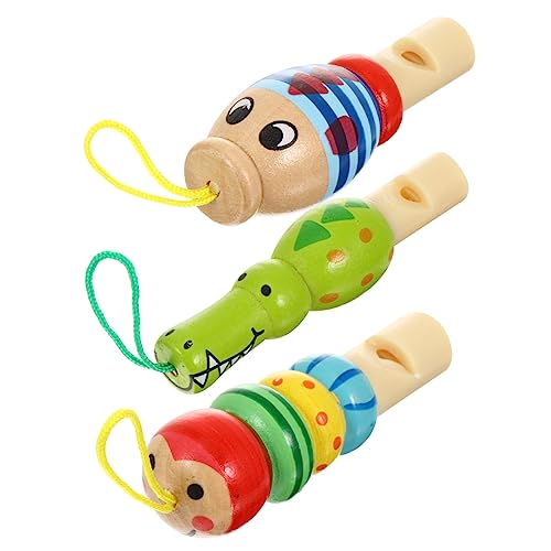 TOYANDONA 3 Stück Teiliges Set Holzpfeifen Musikinstrumente Leichte Tierpfeifen Lernspielzeug Pädagogisch Kreativ Kindergarten Geeignet TOYANDONA 3 Stück Teiliges Set Holzpfeifen Musikinstrumente Leichte Tierpfeifen Lernspielzeug Pädagogisch Kreativ Kindergarten Geeignet von TOYANDONA