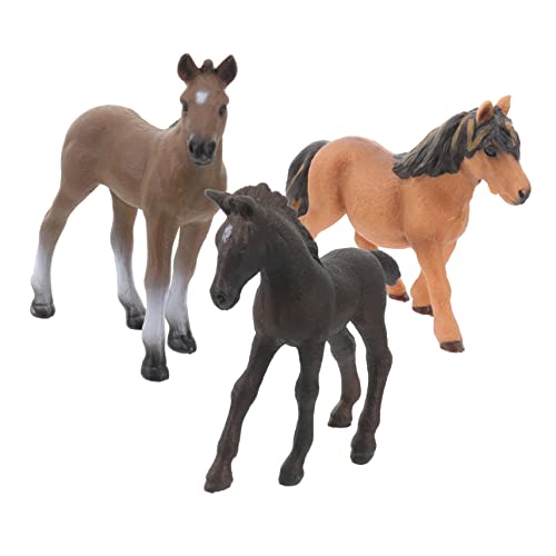 TOYANDONA 3 Stück Teiliges Set Realistische Pferdemodelle für Kognitive für Indoor und Outdoor Spiel als Geburtstagsgeschenk und Sicher TOYANDONA 3 Stück Teiliges Set Realistische Pferdemodelle für Kognitive für Indoor und Outdoor Spiel als Geburtstagsgeschenk und Sicher von TOYANDONA