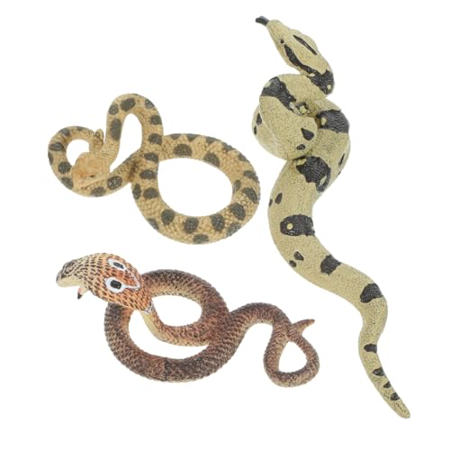 TOYANDONA 3 Stück Teiliges Set Realistische Schlangenmodelle aus Simulationstierfigur Lebensechte Kleine Schlangenfiguren für Partyspielzeug Dekoration und Lernspielzeug TOYANDONA 3 Stück Teiliges Set Realistische Schlangenmodelle aus Simulationstierfigur Lebensechte Kleine Schlangenfiguren für Partyspielzeug Dekoration und Lernspielzeug von TOYANDONA