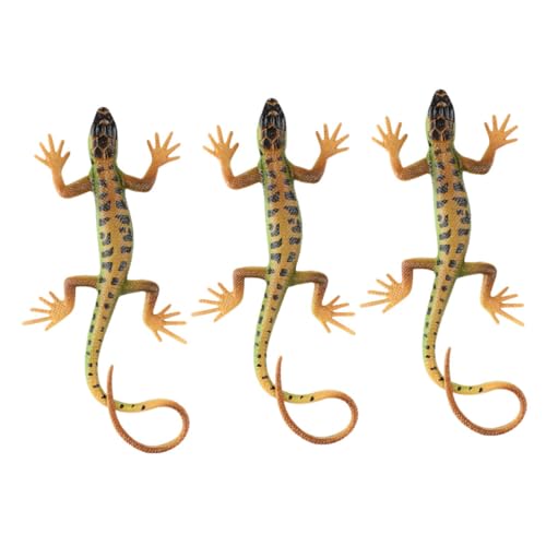 TOYANDONA 3 Stück Teiliges Simulations Eidechsen Figuren Realistische Tiere für Garten und Partydeko und Scherzspielzeug Lernmodell TOYANDONA 3 Stück Teiliges Simulations Eidechsen Figuren Realistische Tiere für Garten und Partydeko und Scherzspielzeug Lernmodell von TOYANDONA