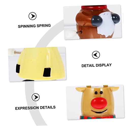 TOYANDONA 3 Stück Teiliges Weihnachts Aufziehspielzeug aus Kunststoff Lustige Kleine Spielzeuge mit Mechanischem Niedliche Geschenkidee für Jungen und Mädchen Bewegliche Weihnachtsmann und TOYANDONA 3 Stück Teiliges Weihnachts Aufziehspielzeug aus Kunststoff Lustige Kleine Spielzeuge mit Mechanischem Niedliche Geschenkidee für Jungen und Mädchen Bewegliche Weihnachtsmann und von TOYANDONA