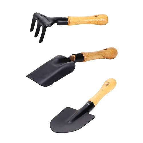 TOYANDONA 3stücke Teiliges Mädchen-gartenwerkzeugset Mini- Rechen Bonsai-Werkzeuge Für Lernhilfe Für Pflanzenpflege Und Gartenarbeit von TOYANDONA