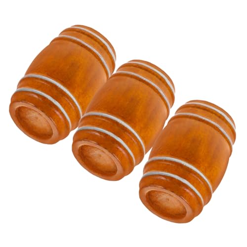 TOYANDONA Mini-Wein Aus Holz 3 Stück Miniatur Für Szenendekoration Spielzeug TOYANDONA Mini-Wein Aus Holz 3 Stück Miniatur Für Szenendekoration Spielzeug von TOYANDONA