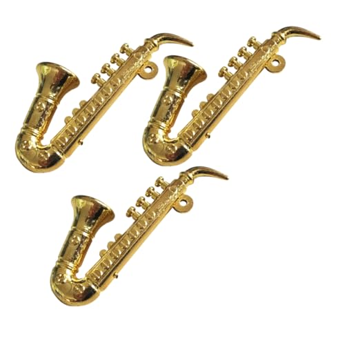TOYANDONA 3 Stücke Detailgetreue Miniatur Musikinstrumente aus Kunststoff Leichte Instrumentendeko für Schlafzimmer und Wohnkultur von TOYANDONA