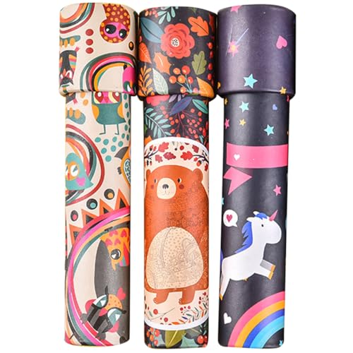 TOYANDONA 3 Stücke Kaleidoskop für Mädchen Bildungsspielzeug für kinderspielzeug Fun Toy für wissenschaftliche Experimente Interaktives TOYANDONA 3 Stücke Kaleidoskop für Mädchen Bildungsspielzeug für kinderspielzeug Fun Toy für wissenschaftliche Experimente Interaktives von TOYANDONA