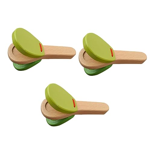 TOYANDONA 3 Stücke Kastagnetten Percussion Instrument Percussion Percussion Versorgung Holz TOYANDONA 3 Stücke Kastagnetten Percussion Instrument Percussion Percussion Versorgung Holz von TOYANDONA
