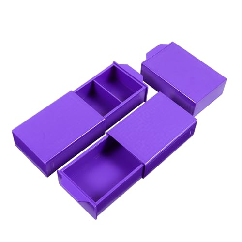 TOYANDONA 3-Teilige Boxen Vielfalt Box für kinderspielzeug hühner Surprise Toys Bühnen-Gimmick-Requisiten Bühnenaufführungs-Requisiten Trick Plastik Violett TOYANDONA 3-Teilige Boxen Vielfalt Box für kinderspielzeug hühner Surprise Toys Bühnen-Gimmick-Requisiten Bühnenaufführungs-Requisiten Trick Plastik Violett von TOYANDONA