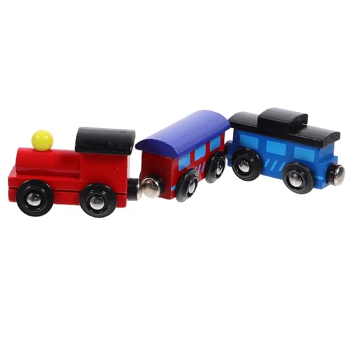 TOYANDONA 3-Teiliger Holzzug Für - Eisenbahnmodelle Holzwagen Mit Schienenkompatiblen Rädern &Amp; Pädagogisches Spiel TOYANDONA 3-Teiliger Holzzug Für - Eisenbahnmodelle Holzwagen Mit Schienenkompatiblen Rädern &Amp; Pädagogisches Spiel von TOYANDONA