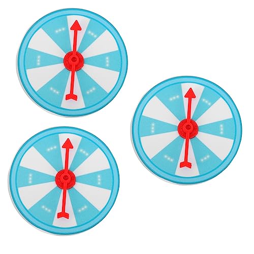 TOYANDONA 3-Teiliges Glückliches Ziehrad Weihnachtsspielzeug Kunststoffspiele Klassisches Spielzeug Magnetisch Für Kinderkrippen Zufallsspiel Drehteller Lehraktivitäten Requisite von TOYANDONA