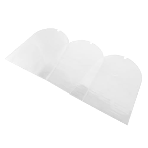 TOYANDONA 3 Teiliges PVC Transparente Puppenschutzhüllen und wasserdichte Abdeckungen Regenfeste Leichte Aufbewahrungstaschen für Kleine Figuren und Sammlerstücke von TOYANDONA