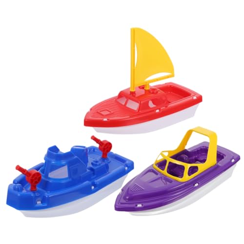 TOYANDONA 3 Teiliges Schnellboot Für Kleinkinder Badespielzeug Für Babys Kinderspielzeug Mini Mädchenspielzeug Mädchenspielzeug Badeboot Rennboot Segelboot Kunststoff TOYANDONA 3 Teiliges Schnellboot Für Kleinkinder Badespielzeug Für Babys Kinderspielzeug Mini Mädchenspielzeug Mädchenspielzeug Badeboot Rennboot Segelboot Kunststoff von TOYANDONA