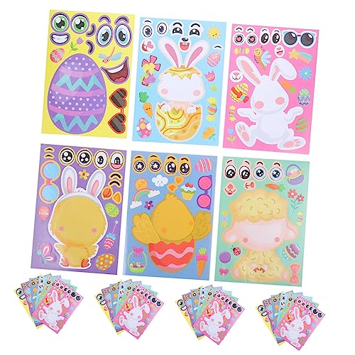 TOYANDONA 30 Blatt Puzzle Aufkleber Für Weihnachts Puzzles Für Puzzles Für Weihnachten Weihnachts Wandaufkleber Puzzles Kupferplatten Aufkleber von TOYANDONA