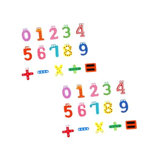 TOYANDONA 30 STK Magnete Für Kinder Magnetische Zahlen Kindermagnete Zahlen Lernen Magnete Kinderzahl Magnete Magnetbuchstaben Zahlen Hilfsmittel Für Die Mathematikausbildung Anzahl von TOYANDONA