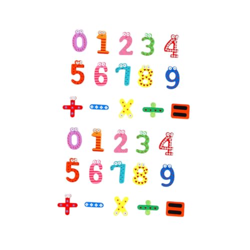 TOYANDONA 30 STK Zahlenmagnete für Kinder magnetische Buchstaben Zahlen Spielzeug für Kindermagnete Zahlen Lernen Magnete Spielzeuge Kühlschrankaufkleber Kühlschrankmagnet angepasst von TOYANDONA