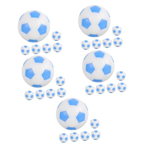 TOYANDONA 30 STK Mini-Fußball Desktop-Fußballzubehör Zubehör für Kickerspiele austauschbare Kickerbälle Schreibtisch Spielzubehör Fußballmaschine Spielball Tischfußball Plastik von TOYANDONA