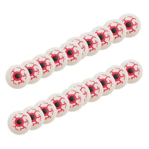 TOYANDONA 30 Stück Halloween Kunststoff Augen Elastische Realistische Gruselige Fake Eyeballs für DIY Deko Party Accessoires und Horror Spaß von TOYANDONA