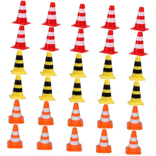 TOYANDONA 30 Stück Kinderschilderspielzeug für Mini -Bauverkehrskegel Straßenbauschilder Straßensperren-Schild- Modell Leitkegel Straßensperren Plastik TOYANDONA 30 Stück Kinderschilderspielzeug für Mini -Bauverkehrskegel Straßenbauschilder Straßensperren-Schild- Modell Leitkegel Straßensperren Plastik von TOYANDONA