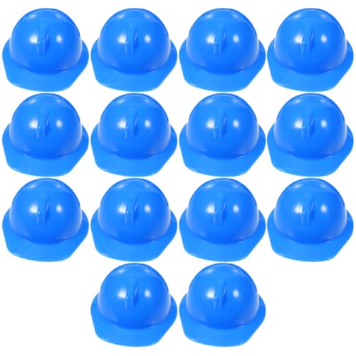 TOYANDONA 30 Stück Mini Sicherheitshüte – Mini Bau Partyhüte Dekoration Tortenaufsätze Partygeschenke Hartkappe Aus Kunststoff Kostümzubehör von TOYANDONA