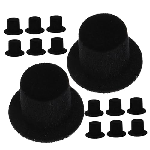 TOYANDONA 30 Stück Miniatur Samt Schwarz Vielseitiger Mini Hut für DIY Bastelprojekte Weihnachts-schneemann Puppen Haustierdekoration Zauberer-Party und Haarschmuck TOYANDONA 30 Stück Miniatur Samt Schwarz Vielseitiger Mini Hut für DIY Bastelprojekte Weihnachts-schneemann Puppen Haustierdekoration Zauberer-Party und Haarschmuck von TOYANDONA