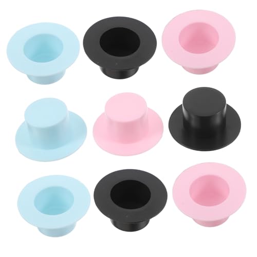 TOYANDONA 30 Stück Teiliges Mini Clown Hut aus Kunststoff Miniatur Top Hüte Schwarz Himmelblau und Rosa Wiederverwendbar Vielseitig für Weihnachtsdeko Party Puppen und Bastelprojekte TOYANDONA 30 Stück Teiliges Mini Clown Hut aus Kunststoff Miniatur Top Hüte Schwarz Himmelblau und Rosa Wiederverwendbar Vielseitig für Weihnachtsdeko Party Puppen und Bastelprojekte von TOYANDONA