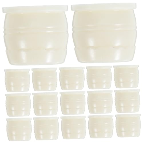 TOYANDONA 30 Stück Teiliges Miniatur Blumentopf für Puppenhaus Realistische Kleine Plastik Blumentöpfe für Mikro Landschaften DIY Bastelprojekte Mini Bonsai und Innenraumdekoration von TOYANDONA