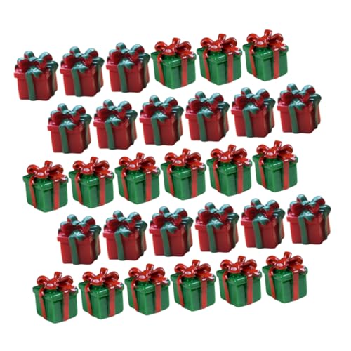 TOYANDONA 30stücke Mini Geschenkboxen Aus Kunstharz Miniaturboxen Für Puppenhäuser Weihnachtsdekorationsboxen Kleine Geschenkschachteln Bastelzubehör Für Miniaturen von TOYANDONA
