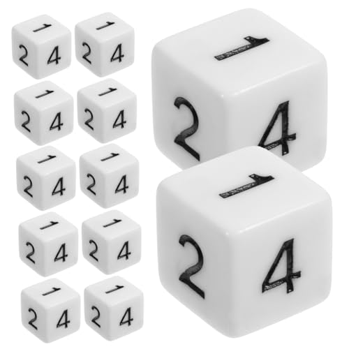 TOYANDONA Vielseitige 30-teilige Acrylwürfel-requisitenzahlen Ideal Für Partys Brettspiele Und Pädagogische Projekte von TOYANDONA