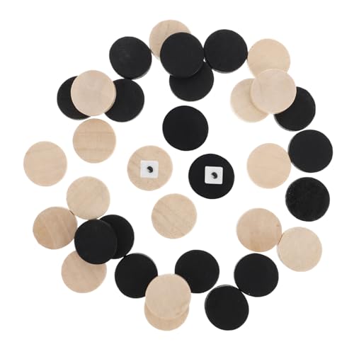 TOYANDONA 30 Teiliges Backgammon Brettspiel Spielchips Dame Brettspiel Kartenspiel Schachspiele Super Schach Mini Schachspiel Schachbretter Backgammon Schachbrett Aus Holz von TOYANDONA