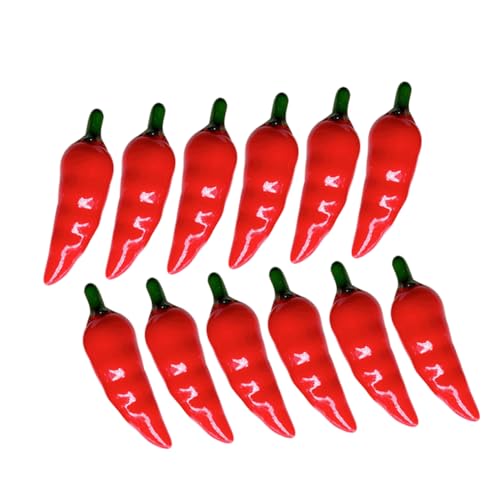 TOYANDONA 30st Simuliertes Gemüse Mini-Chili-Pfeffer Simulation Kleine Chili-Dekoration Spielzeugnahrung Für Die Küche Dekorative Pfeffermodelle Realistische Paprika Rot Schaum TOYANDONA 30st Simuliertes Gemüse Mini-Chili-Pfeffer Simulation Kleine Chili-Dekoration Spielzeugnahrung Für Die Küche Dekorative Pfeffermodelle Realistische Paprika Rot Schaum von TOYANDONA