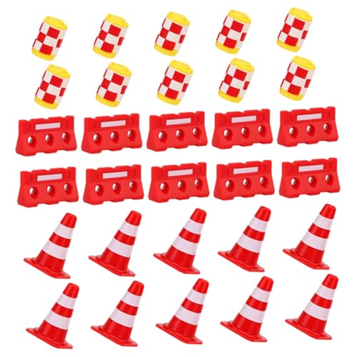 TOYANDONA 30st Straßenschild Barrikade Verkehrskognitives Verkehrszaunspielzeug Verkehrskegel- Leitkegel Und Schilder Für Verkehrsabsperrungen Mini- Plastik TOYANDONA 30st Straßenschild Barrikade Verkehrskognitives Verkehrszaunspielzeug Verkehrskegel- Leitkegel Und Schilder Für Verkehrsabsperrungen Mini- Plastik von TOYANDONA