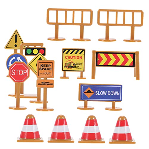 TOYANDONA Mini-verkehrskegel Verkehrszeichen-Spielzeug Für Kinder Lernspielzeug-Set Mit Aufklebern Für Rollenspiele Für Kinder TOYANDONA Mini-verkehrskegel Verkehrszeichen-Spielzeug Für Kinder Lernspielzeug-Set Mit Aufklebern Für Rollenspiele Für Kinder von TOYANDONA