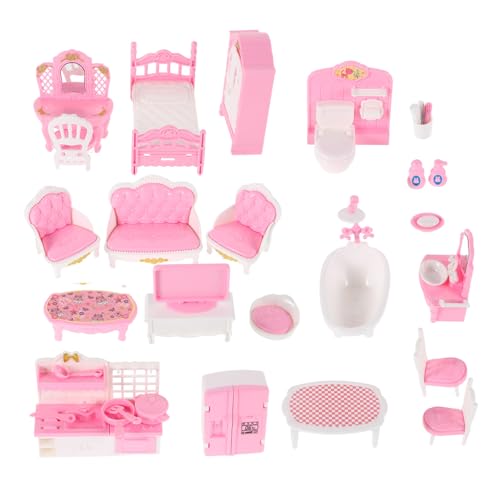 TOYANDONA 32-teiliges Set Mini-spielhausspielzeug Sofa Puppenhaus Kleinkindspielzeug Kinderspielzeug Nachttisch Brillengestell Sofaband Möbelbett Puppenhaus Minibett Plastik TOYANDONA 32-teiliges Set Mini-spielhausspielzeug Sofa Puppenhaus Kleinkindspielzeug Kinderspielzeug Nachttisch Brillengestell Sofaband Möbelbett Puppenhaus Minibett Plastik von TOYANDONA