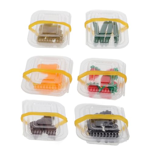 TOYANDONA 35St Mini-Simulationsfrucht für Lebensmittel Lernspielzeug puppenhaus Lebensmittel Mini-Kühlschrankspielzeug -Einkaufswagen Plastik von TOYANDONA