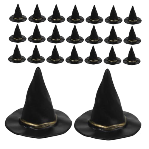 TOYANDONA 36 Stück Halloween-Dekoration Mini -Hut -Dekoration Miniaturkünstlern -Zaubererhüte kleine Hexenhüte Mini -Hüte für Veranstaltungen Hexenhüte selber machen Plastik Schwarz TOYANDONA 36 Stück Halloween-Dekoration Mini -Hut -Dekoration Miniaturkünstlern -Zaubererhüte kleine Hexenhüte Mini -Hüte für Veranstaltungen Hexenhüte selber machen Plastik Schwarz von TOYANDONA