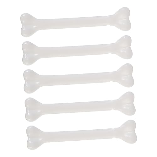 TOYANDONA 36 Stück Halloween Plastikknochen Halloween -knochendekoration Skelett Figur Wirbelsäule Party Halloween-Requisite Halloween-skelettknochen Gefälschte Rippenknochen Klein Herr Weiß von TOYANDONA