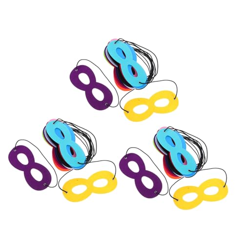 TOYANDONA 36 Stück Teiliges Masken für Leichte Atmungsaktive Augenmasken in Farben für Karneval Geburtstag Halloween Kostüm Party Rollenspiel und Verkleidung von TOYANDONA