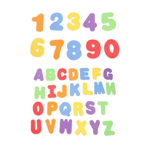 TOYANDONA 36Stücke Teiliges Eva Badspielzeug für Lehrreiche Badezeiten Pädagogisches Alphabet für Kleinkinder und Langlebig von TOYANDONA