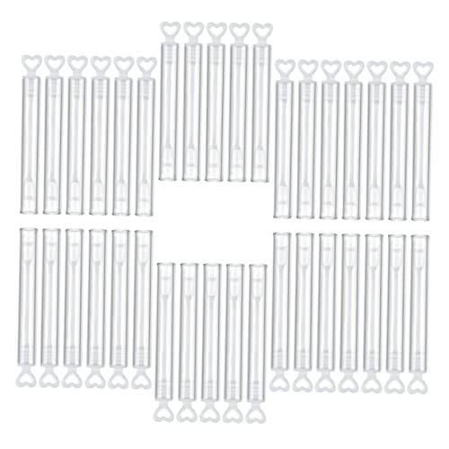 TOYANDONA 36st Wasser Flasche Mit Blasen Bulk-mini- Kinderzubehör Kinderblasenschlauch Lustiges Kinderspielzeug Kinderblasenstäbe Bubble-Stick-Blasen Seifenblasenstäbe Weiß Plastik TOYANDONA 36st Wasser Flasche Mit Blasen Bulk-mini- Kinderzubehör Kinderblasenschlauch Lustiges Kinderspielzeug Kinderblasenstäbe Bubble-Stick-Blasen Seifenblasenstäbe Weiß Plastik von TOYANDONA
