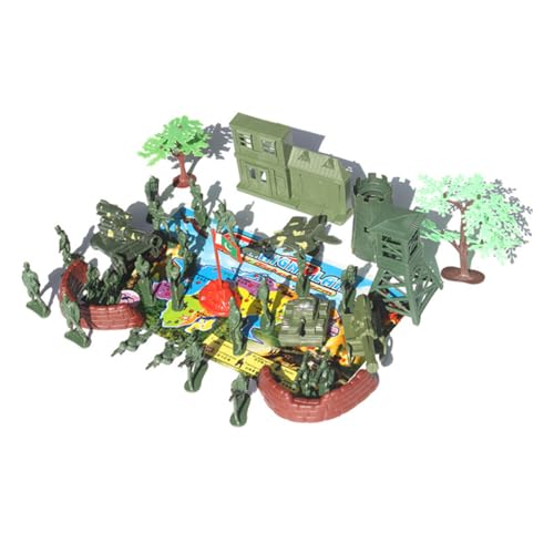 TOYANDONA 37 Stück Militärszene Soldaten Szenenspielzeug Figur für kinderspielzeug Kriegsspielzeug Militärsoldat Spielset militärisches Sandtischspielzeug Green TOYANDONA 37 Stück Militärszene Soldaten Szenenspielzeug Figur für kinderspielzeug Kriegsspielzeug Militärsoldat Spielset militärisches Sandtischspielzeug Green von TOYANDONA