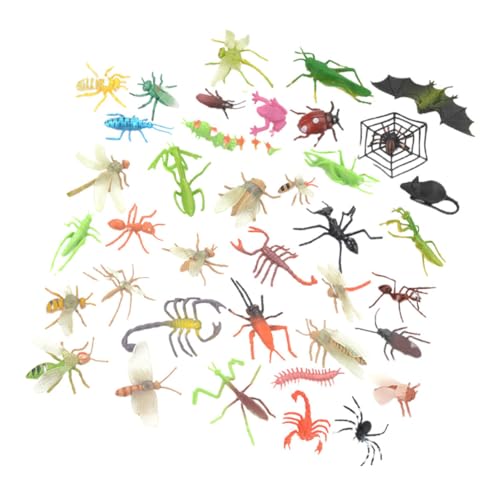 TOYANDONA 39 Stücke Simulation Insektenmodelle Spielzeug Gefälschte Bugs Spielzeug Spaß Teaching Für Kinder von TOYANDONA